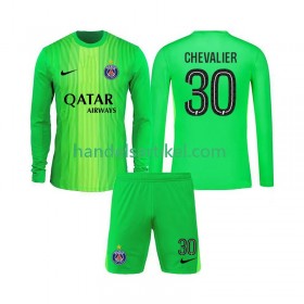 Paris Saint-Germain Lucas Chevalier 30 Torwart Kinder Auswärts Trikotsatz 2025/26 Langarm